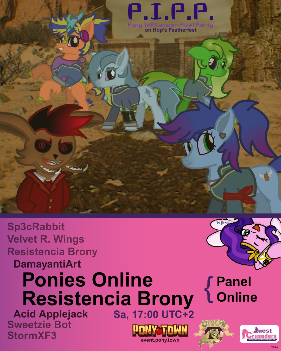 [Bild: Resistencia%20Brony%20&%20Ponies%20Onlin...v1.1.0.jpg]
